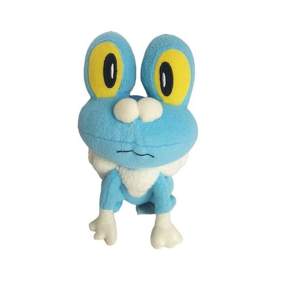 Tomy Pokémon Froakie Plush Toy 8" Blue & Yellow Stuffed Animal Collectible - Picture 1 of 6